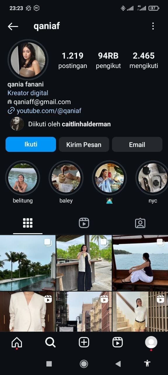 Skandal Qania Fanani Selebgram , Buka BAJU!